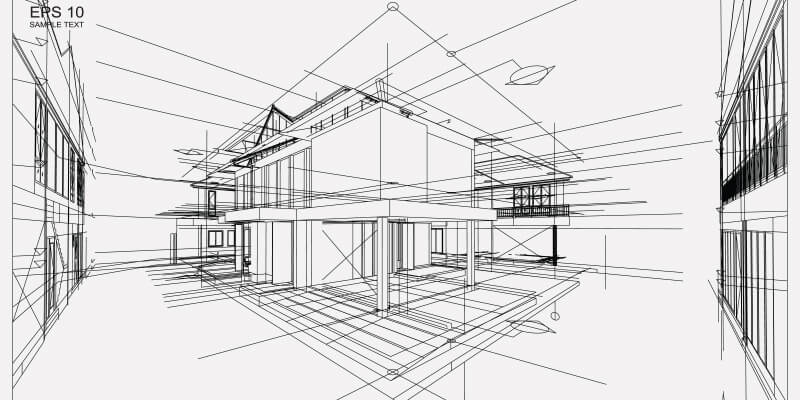architectural technical drawing