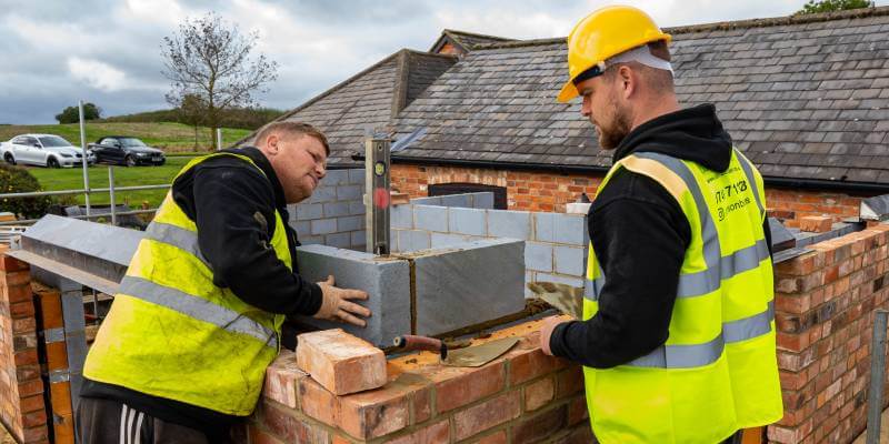 Clarkson Builders on site